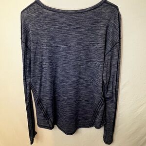 Lululemon Lost in Pace Long Sleeve Top Heathered Navy 8
